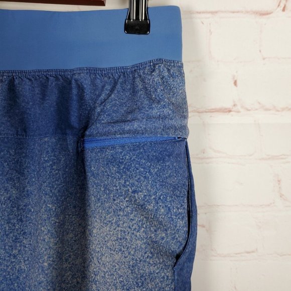 Lululemon Mens T.H.E. The Short 9" Linerless Shorts Med Blue Gym Athletic FLAW - Picture 8 of 14